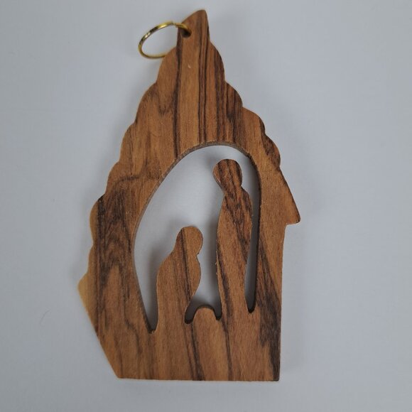 Olive Wood Holy Land Ornaments Handcrafted Lot of 12 - Picture 8 of 16